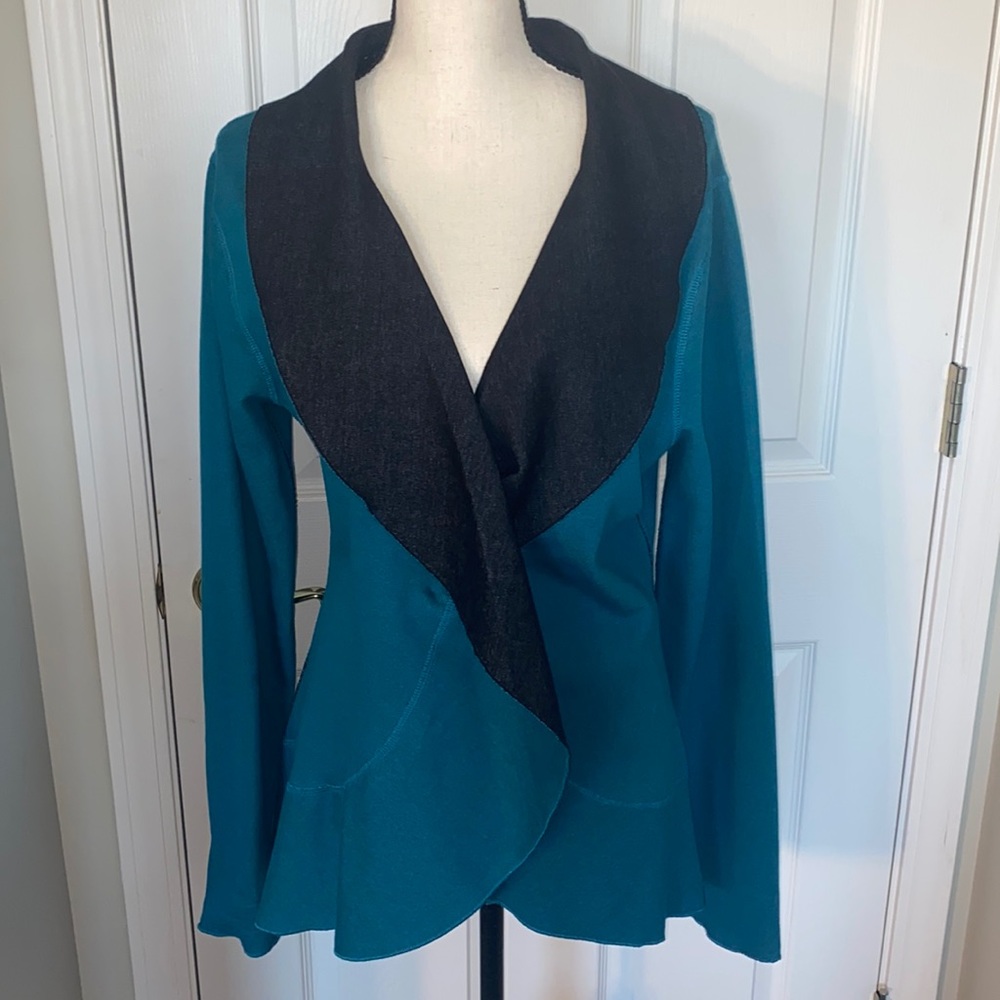 Purity shawl sweater jacket